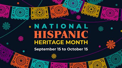 National Hispanic Heritage Month September 15 To October 15 2024