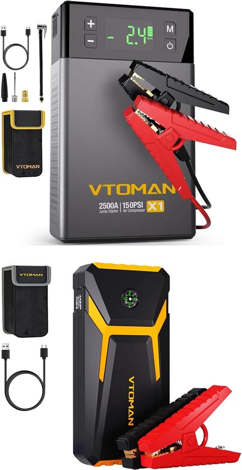 Amazon Vtoman X Jump Starter With Air Compressor And V Pro Jump