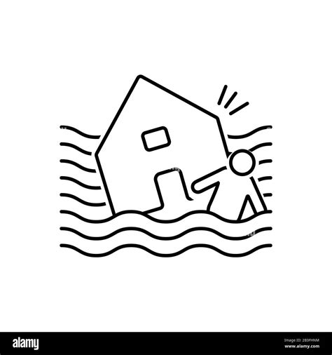 Flood Icon Stock Vector Image Art Alamy