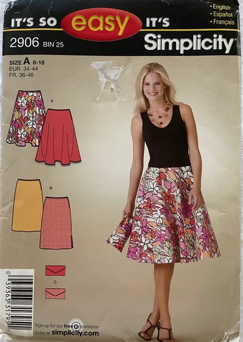 Simplicity 6456 New Look Sewing Pattern Misses Easy Wrap Etsy Artofit