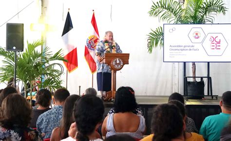 Rentrée Scolaire Ronny Teriipaia Donne Le Cap Aux Enseignants Du 1er