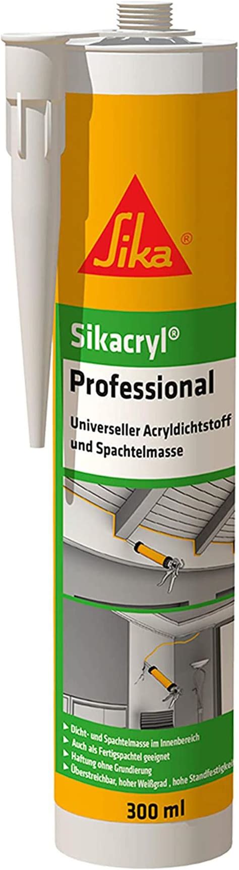 Sika Acryldichtstoff Sikacryl Professional Wei Ideal F R Dicht