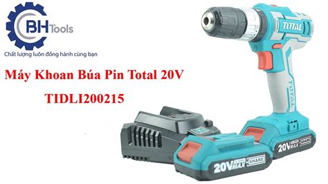 Máy Khoan Búa Pin 20V Total TIDLI200215 Chính Hãng BHTools Store