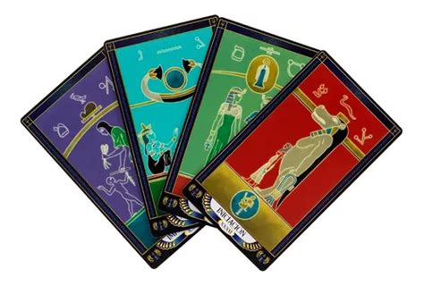 Mazo Cartas Tarot Egipcio Manual Esp Original Matiri Baraja En Venta En