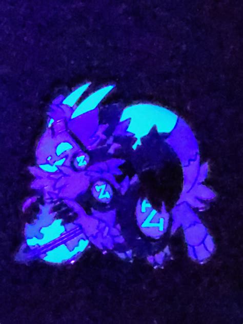 Orbit The Protogen 2 Enamel Pin Glow In The Dark Edition Bossmonsta