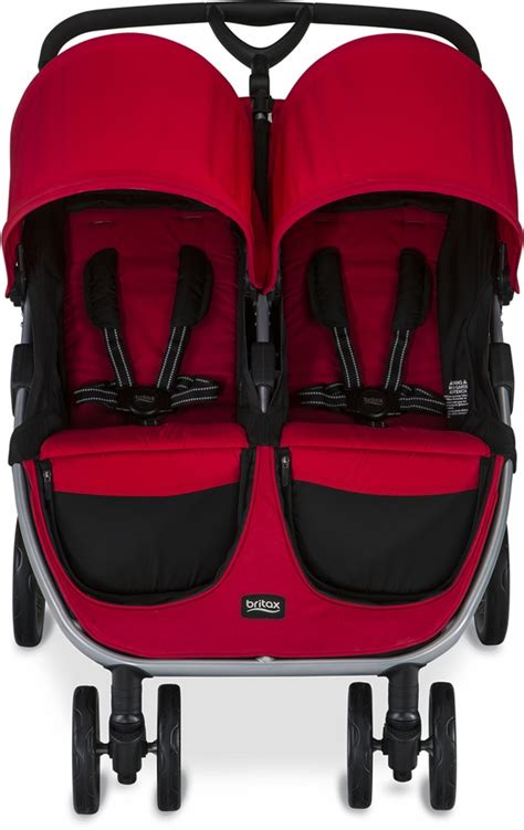 Britax B Agile Double Stroller Red