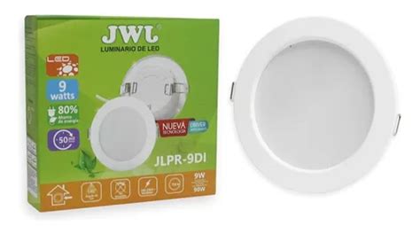 Plaf N Led W Empotrable Luz Blanca Redondo Di Pzs Jwj