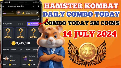 Hamster Kombat Daily Combo Today Million Coins Hamster Kombat Daily