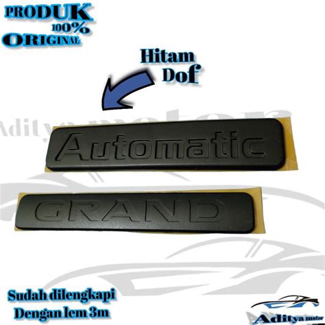 Jual Emblem Autometic COMPLETED Nissan GRAND LIVINA Original Product