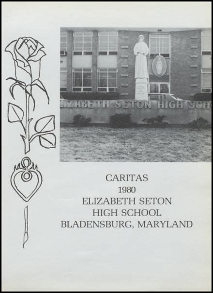 Explore 1980 Elizabeth Seton High School Yearbook Bladensburg Md