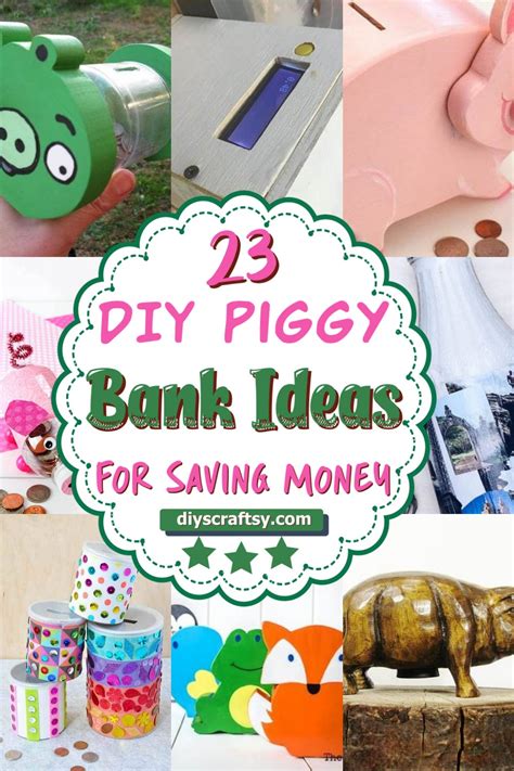 Diy Piggy Bank Ideas For Saving Money Diyscraftsy