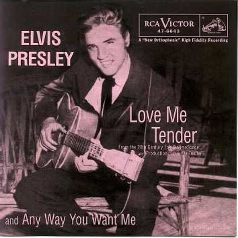 Elvis Presley Love Me Tender Hitparadech