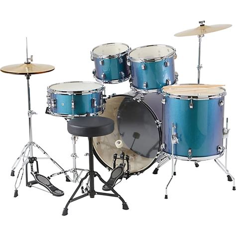 Ludwig Backbeat Complete Piece Drum Set With Hardware And Cymbals