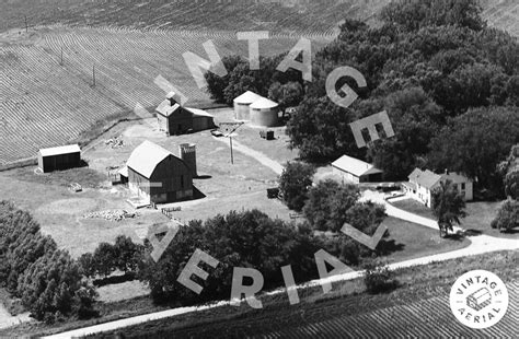 Vintage Aerial Minnesota Goodhue County 1974 86 Igo 29