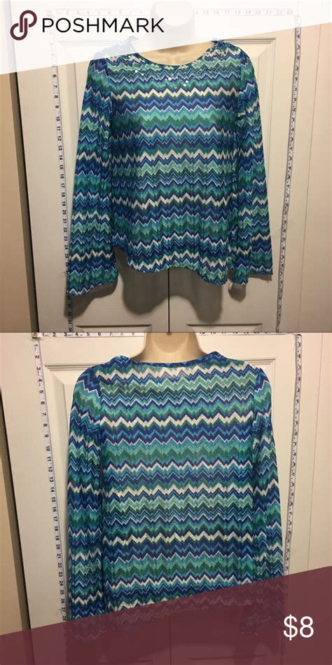 30 Off Bundles Aqua And Blue Lightweight Knit Top Knit Top Tops Aqua