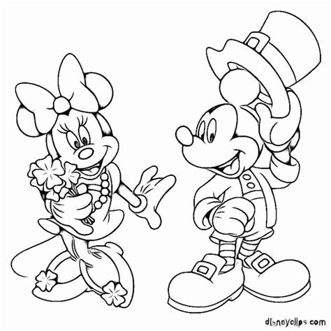 St Patrick S Day Coloring Pages Disney Characters