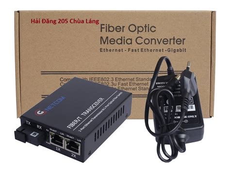 Converter quang Gnetcom 2 Cổng Ethernet 10 100 1000M I PN GNC 2112S 20B