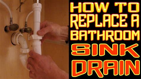 How To Replace A Bathroom Sink Drain Youtube