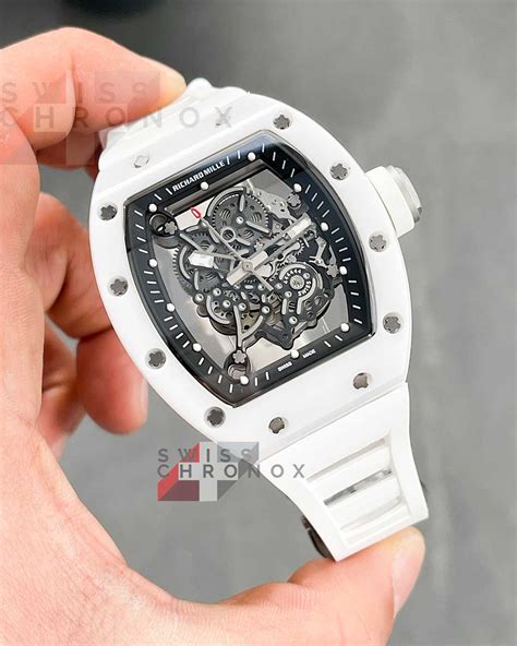 Richard Mille Bubba Watson White Ceramic Watch RM055