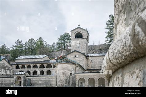 Ancient Monastery in Cetinje town Stock Photo - Alamy