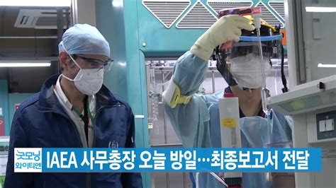 국제 Ytn 실시간뉴스 Iaea 사무총장 오늘 방일최종보고서 전달 Ytn