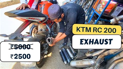 Ktm Rc Exhaust Sound Best Exhaust For Ktm Rc Ktm Rc Bs