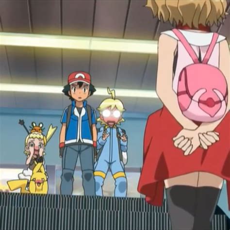 Pokemon Ash X Serena Kiss