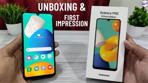 Samsung Galaxy M32 Prime Edition Unboxing And First Impression Super Amoled 20 Mp Selfie 🔥🔥