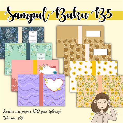 Jual Sampul Buku Aesthetic Book Cover B5 Bigboosboxy A5 Si Shopee Indonesia