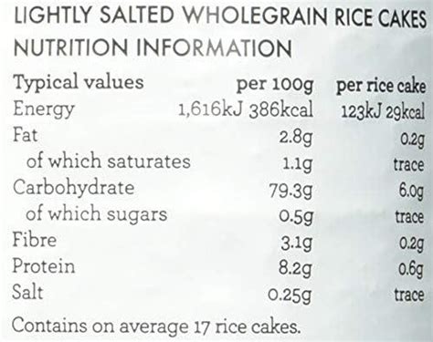 Kallo Lightly Salted Wholegrain Low Fat Rice Cakes 12 X 130g Healthy Snack Option