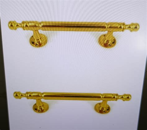 10 Face Fix 12 Inch Solid Brass Large Kitchen Cabinet Grab Pulls 32 Cm Polished Brass Old D