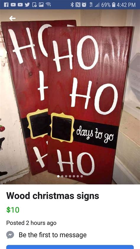 Pin by Stephanie Melahn on Craft Ideas to Sell | Christmas signs wood ...