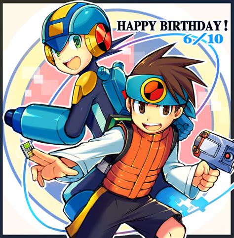 Megamanexe And Lan Hikari Mega Man And 1 More Drawn By Iroyopon