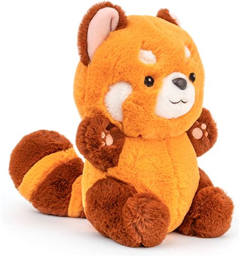 Adorlynetty Red Panda Stuffed Animal Panda Plushie Red