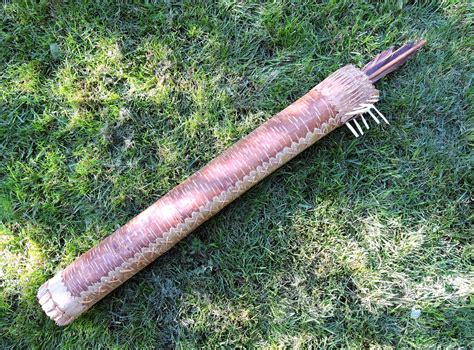 Elfshot Beothuk Birch Bark Quiver Progress