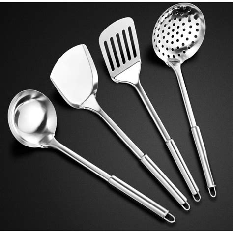 Stainless Steel Ladles Different Types Of Cooking Utensils Spatula Kitchenware Panandok Shopee