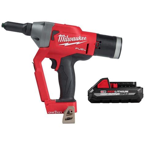 Milwaukee M Fuel One Key Volt Lithium Ion Cordless Rivet Tool W