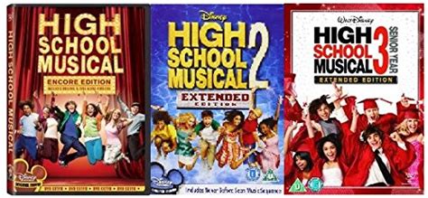 Buy Walt Disney's High School Musical Trilogy Complete All 3 Movies (3 ...