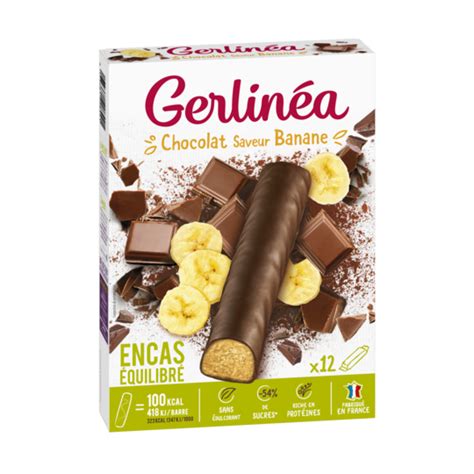 Batoane Cu Ciocolata Si Banane G Gerlinea Farmacia Tei Online