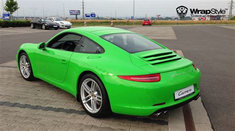 Lime Green Porsche 911