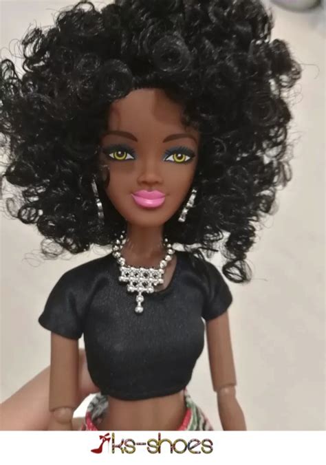 Black Dominican Barbie Doll With Great Telegraph