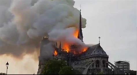 Massive Fire Engulfs Notre Dame Cathedral ARN News Centre Trending