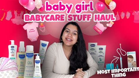 UpComing BABY GIRL S Babycare Haul MUST BUY FOR NEWBORN BABIES