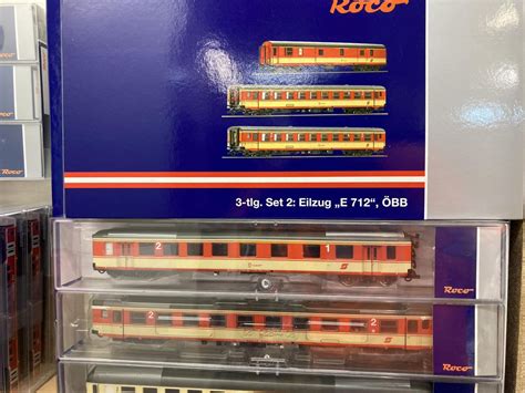 ROCO 74052 3 piece set 2 Express train E 712 of the ÖBB E Z