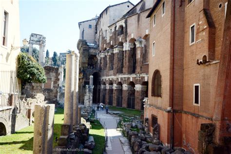 Portico Di Ottavia Ancient Site In Romes Jewish Ghetto