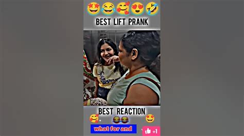 Cute Girl Reaction Liftprank Commdyvideo Liftcomedy Prankvideo