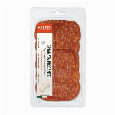 Maestri Ditalia Spianata Piccante Sliced Salami 3 Oz Kroger