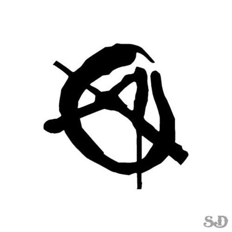 Anarchy Symbol Vinyl Decal Sticker X Etsy