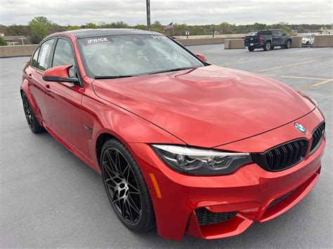 2018 BMW F80 M3 Sakhir Orange Full Amaro Brown Interior 13k Miles DCT