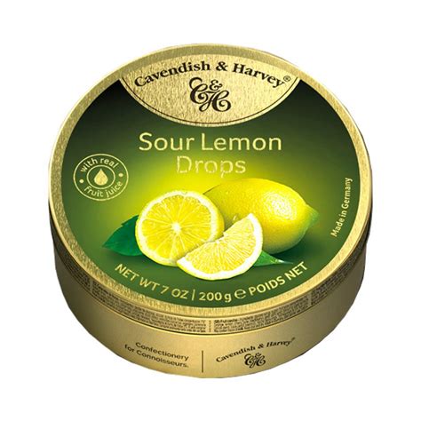 Cavendish And Harvey Sour Lemon Drops 9 X 200g Planet Candy Online